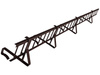 Komplettes Schneefanggitter 150 cm x 15 cm Parotec für Dachsteine, Dachziegel und Biberschwanzziegel zum Einhängen auf der Lattung