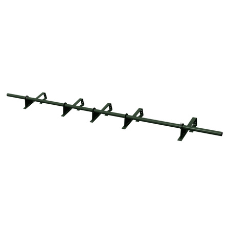 Komplettes 1-Rohr Schneefangrohr für Dachsteine, Dachziegel und Biberschwanzziegel