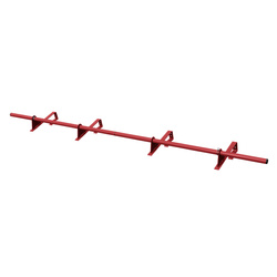 Komplettes 1-Rohr Schneefangrohr für Dachsteine, Dachziegel und Biberschwanzziegel