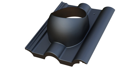 Dachfläche Entlüfter Parotec für Beton Dachsteine