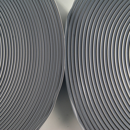 Parotec Doppelseitiges Butyl Klebeband, Selbstklebend Butylband, Selbstdichtendes ButylKleber, Butyldichtband, Flexible Abdichtung, Wasserdichtes, Butylschnur Dicke 3 mm, Grau