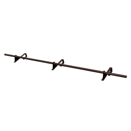 Komplettes 1-Rohr Schneefangrohr für Dachsteine, Dachziegel und Biberschwanzziegel