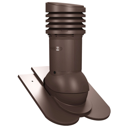 Isolierter Entlüfterkamin DN125 mm für Tondachziegel, Dachziegel - Dachdurchführung für Dachlüftung