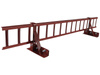 Komplettes Schneefanggitter 1,50 m x 15 cm Parotec für Stehfalzblech, Doppelfalz Blech, Blechdach