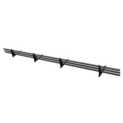 Komplettes 3-Rohre Schneefangrohr für Trapezblech, Dachpappe/Bitumen, Bitumenschindeln (Shingles), EPDM/PVC