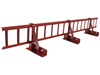 Komplettes Schneefanggitter 150 cm x 20 cm Parotec für Stehfalzblech, Doppelfalz Blech, Blechdach
