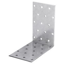 [KP-14] Tischlerei Lochplattenwinkel für Bauwesen Montage 100 x 100 x 60 x 2 mm