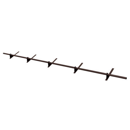 Komplettes 1-Rohr Schneefangrohr für Trapezblech, Dachpappe/Bitumen, Bitumenschindeln (Shingles), EPDM/PVC