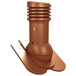 Verstellbarer Entlüfterkamin DN125 mm für Tondachziegel, Dachziegel - Dachdurchführung für Dachlüftung