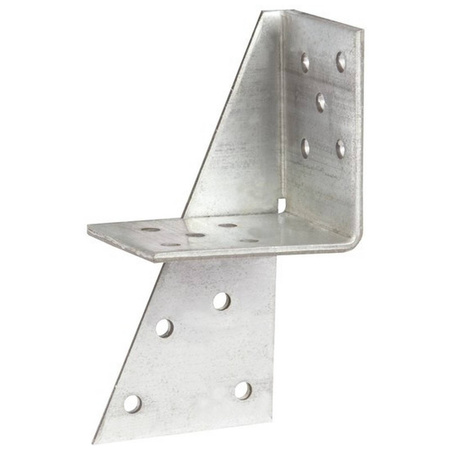 [LU-02-P]  Universeller Balkenwinkel rechts  für Bauwesen Montage 100 x 50 x 40 x 2,5 mm