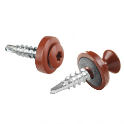 PAROTEC Trapezblechschrauben 4,8 mm x 20 mm, 250 Stück Selbstschneidende Schrauben mit EPDM Dichtscheibe Torx Linsenkopf