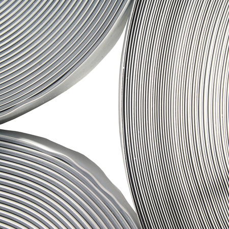 Parotec Doppelseitiges Butyl Klebeband, Selbstklebend Butylband, Selbstdichtendes ButylKleber, Butyldichtband, Flexible Abdichtung, Wasserdichtes, Butylschnur Dicke 2 mm, Grau