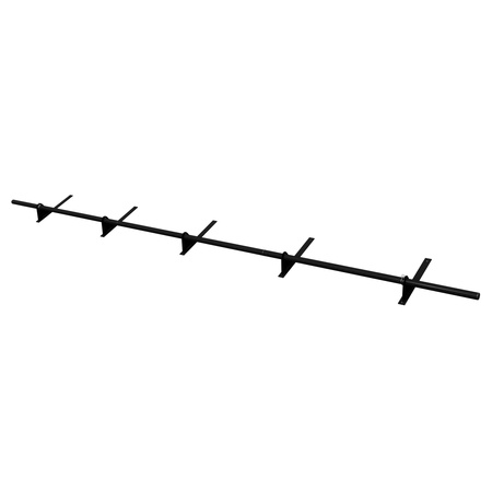 Komplettes 1-Rohr Schneefangrohr für Trapezblech, Dachpappe/Bitumen, Bitumenschindeln (Shingles), EPDM/PVC