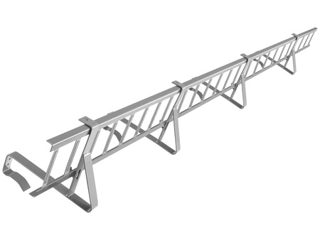 Komplettes Schneefanggitter 1,50 m x 20 cm Parotec für Dachsteine, Dachziegel und Biberschwanzziegel