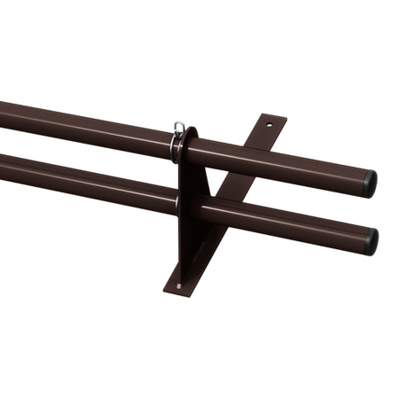 Komplettes 2-Rohre Schneefangrohr für Trapezblech, Dachpappe/Bitumen, Bitumenschindeln (Shingles), EPDM/PVC