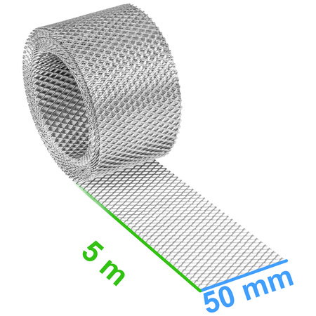 Traufgitter Aluminium Parotec 50 mm x 5 m