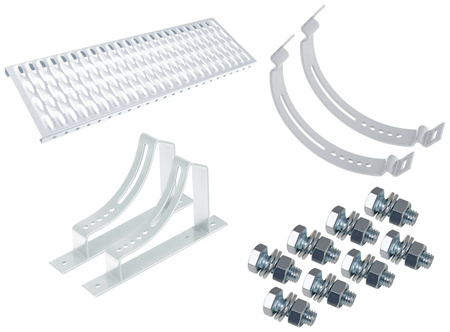 Komplettes Dachtritt Parotec für platte Eindeckung: Bitumenschindel, Pappe, Trapezblech usw.