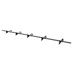 Komplettes 1-Rohr Schneefangrohr für Dachsteine, Dachziegel und Biberschwanzziegel