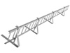Komplettes Schneefanggitter 150 cm x 15 cm Parotec für platte Eindeckungen: Pappe, Dachschindel, Flachblech und Trapezblech