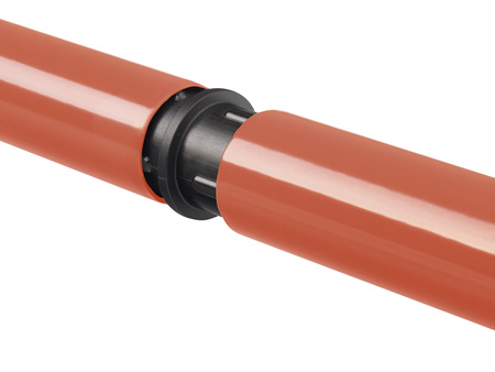 Schneefangrohr Verbinder für 30 mm Schneefangrohren von Parotec