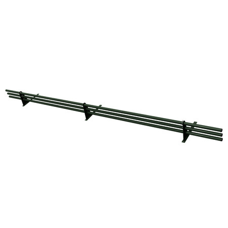 Komplettes 3-Rohre Schneefangrohr für Trapezblech, Dachpappe/Bitumen, Bitumenschindeln (Shingles), EPDM/PVC