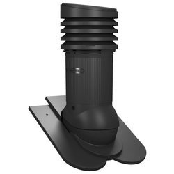 Wärmgedämmter PP-Dachlüfter mit Kondensat Abführung Tile EVO 150 mm für keramische Dachziegel