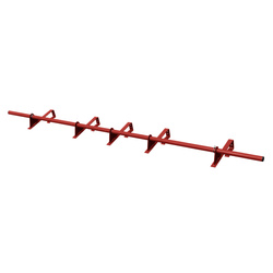 Komplettes 1-Rohr Schneefangrohr für Dachsteine, Dachziegel und Biberschwanzziegel