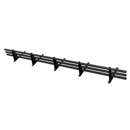 Komplettes 3-Rohre Schneefangrohr für Trapezblech, Dachpappe/Bitumen, Bitumenschindeln (Shingles), EPDM/PVC