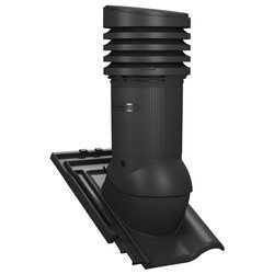 Wärmgedämmter PP-Dachlüfter mit Kondensat Abführung Tile EVO 150 mm für keramische Dachziegel