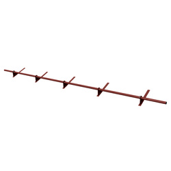 Komplettes 1-Rohr Schneefangrohr für Trapezblech, Dachpappe/Bitumen, Bitumenschindeln (Shingles), EPDM/PVC