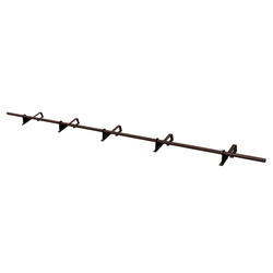 Komplettes 1-Rohr Schneefangrohr für Dachsteine, Dachziegel und Biberschwanzziegel
