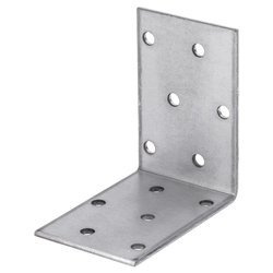 [KP-07] Tischlerei Lochplattenwinkel für Bauwesen Montage 60 x 60 x 40 x 2 mm