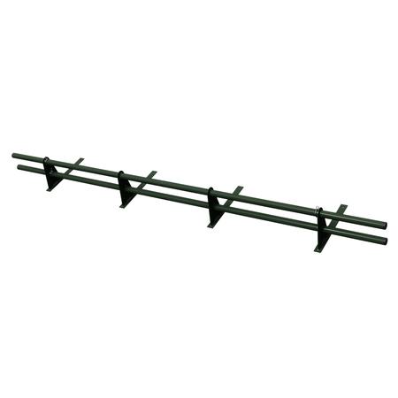 Komplettes 2-Rohre Schneefangrohr für Trapezblech, Dachpappe/Bitumen, Bitumenschindeln (Shingles), EPDM/PVC