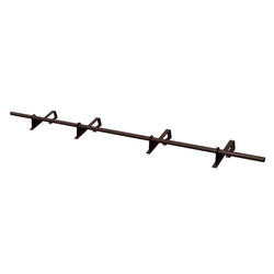 Komplettes 1-Rohr Schneefangrohr für Dachsteine, Dachziegel und Biberschwanzziegel