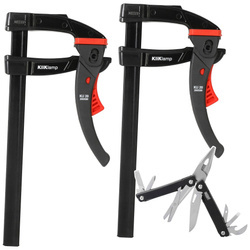 Hightech‑Hebelzwinge Set Bessey KliKlamp mit Multitool KLI-SET-A