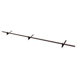 Komplettes 1-Rohr Schneefangrohr für Trapezblech, Dachpappe/Bitumen, Bitumenschindeln (Shingles), EPDM/PVC