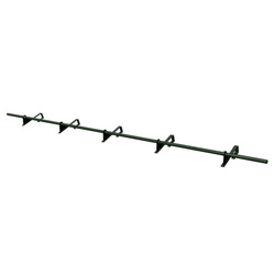 Komplettes 1-Rohr Schneefangrohr für Dachsteine, Dachziegel und Biberschwanzziegel