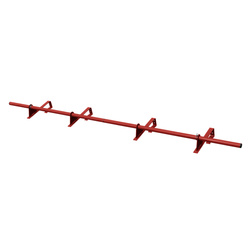 Komplettes 1-Rohr Schneefangrohr für Dachsteine, Dachziegel und Biberschwanzziegel