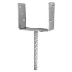 [LB-05] Tischlerei Stützenfuß Typ U für Bauwesen Montage 150 x 60 x 125 x 5 mm