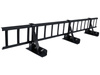 Komplettes Schneefanggitter 150 cm x 20 cm Parotec für Stehfalzblech, Doppelfalz Blech, Blechdach
