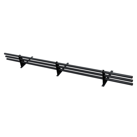 Komplettes 3-Rohre Schneefangrohr für Trapezblech, Dachpappe/Bitumen, Bitumenschindeln (Shingles), EPDM/PVC