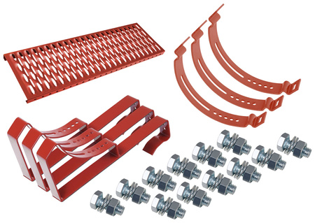 Komplettes Dachtritt Parotec für Dachsteine, Dachziegel und Biberschwanzziegel zum Einhängen auf der Latte