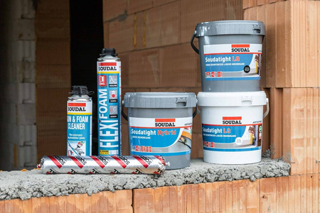 Dichtstreifen für Fensteranschlusse im Außenbereich Soudal SWS System: Folienband Outside