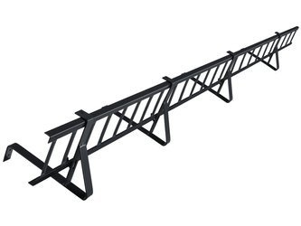 Komplettes Schneefanggitter 150 cm x 20 cm Parotec für Biberschwanzziegel, Dachsteine und Dachziegel
