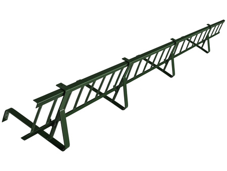 Komplettes Schneefanggitter 150 cm x 20 cm Parotec für Biberschwanzziegel, Dachsteine und Dachziegel
