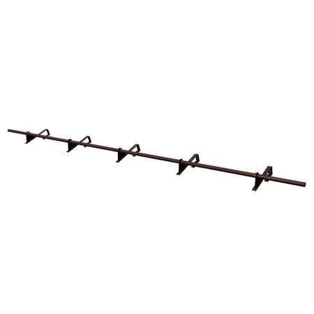 Komplettes 1-Rohr Schneefangrohr für Dachsteine, Dachziegel und Biberschwanzziegel