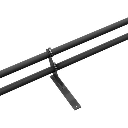 Komplettes 2-Rohre Schneefangrohr für Trapezblech, Dachpappe/Bitumen, Bitumenschindeln (Shingles), EPDM/PVC