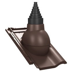 Einstellbarer Antennenaufsatz für keramische Dachziegel