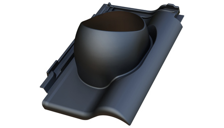 Dachfläche Entlüfter Parotec für keramische Dachziegel