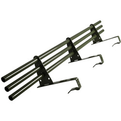 Komplettes 3-Rohr Schneefangrohr 3,00 m für Dachsteine, Dachziegel und Biberschwanzziegel